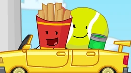 Fries and Tennis Ball