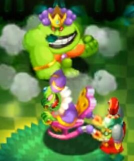Queen bean smashes in