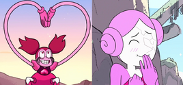 Spinel and Pink pearl