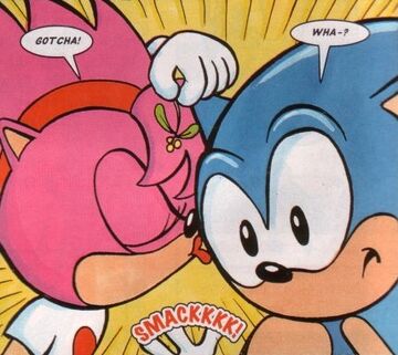 sonic sonamy kissing