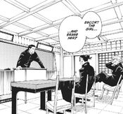 Gojo in class with Yaga