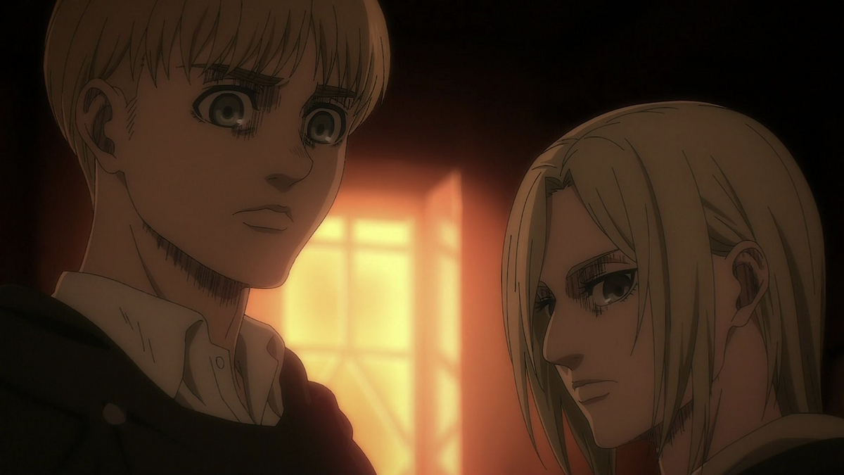 attack on titan annie and armin