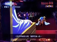 Pope Saga praises Aphrodite for his work and tells him that Athena is proud of him. From Saint Seiya Pachinko Machine