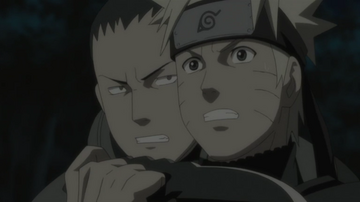 Naruto Cries Seeing Shikamaru Protect Him - Naruto Shikamaru