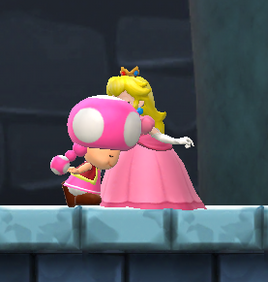 Peach toadette kiss