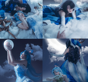 Photography by paperflyvisuals. on instagram, cosplayers are elsh___a. and ariellashania6. Original tweet can be found here.