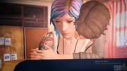 Max hugs Chloe