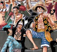 Law and Luffy - color spread ch. 750