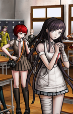 Danganronpa 2 CG - Students in the classroom