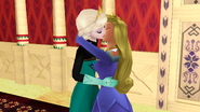 DeviantArt Elsa X Aurora Kiss by sabor78