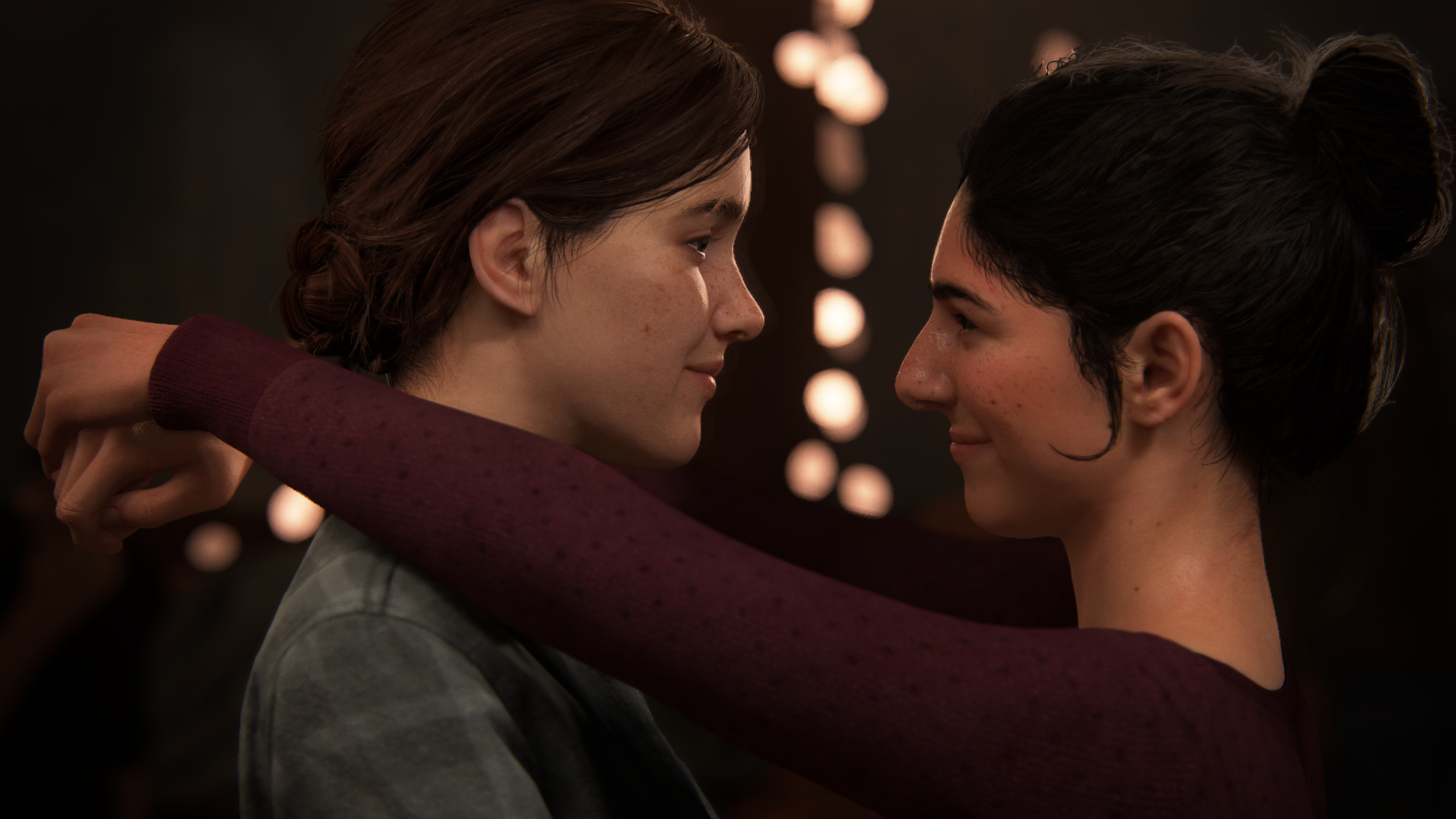 The Last of Us Part II Ellie in Dina's jacket