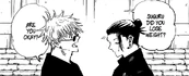 Gojo worries about his friend.