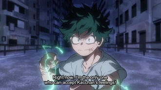 Izuku, during “Deku Vs