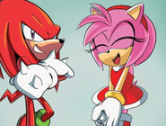 Knuckles and Amy IDW Issue 7