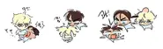 Hyunwoo + Hyuluka chibis.webp (36 KB) Doodles of Luka and Hyunwoo fighting.