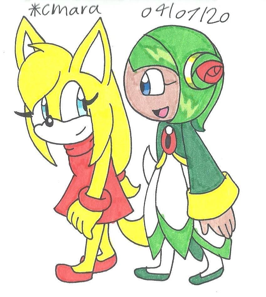 Sonamy Family (in mobian form) by donamorteboo on DeviantArt