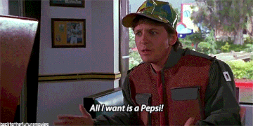 Marty mcfly pepsi store