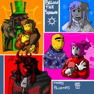 Bloxmas artwork with the two in it.