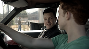 Ian picks Mickey up