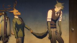 ✨Reggie (tsukoshi13.bsky.social) ✨ on X: *Spoilers for the #Beastars  manga* Lougosi (Legosi x Louis) shippers be like  /  X