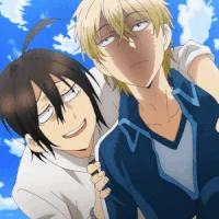 Sano and Haruaki in episode 2