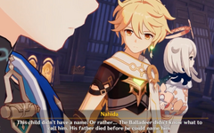 Aether showing sympathy towards Wanderer