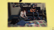 Chloe helps Max pack.