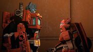 Optimus Prime and Elita-1 in Transformers: War for Cybertron