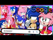 Sonic & Amy Google Themselves - Reacting to SONAMY!!! (FT Tails)