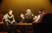 Choso playing a board game with Kenjaku and Mahito