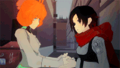 Rwby Nuts and dolts holding hands
