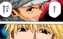 Ging tells Pariston that Gon won't die.