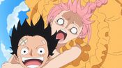 Luffy and Rebecca Fall From Sky