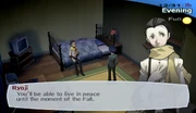 Ryoji trying to persuade Makoto into killing him