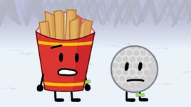 Fries and Golf Ball