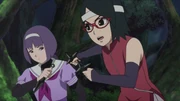 Sarada and Sumire