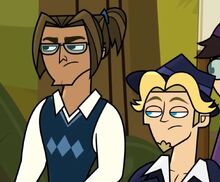 Alec and Nick sitting.