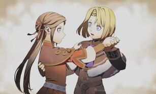 Edelgard and Dimitri as children