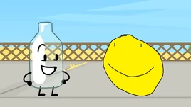 Bottle and Yellow Face