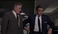 Q introducing Bond to an Aston Martin - Goldfinger