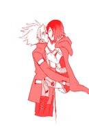 02 ruby rose rwby and ragna bloodedge by mattwilson83