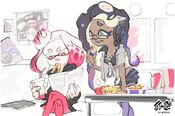 Splatoon x McDonald's Splatfest art