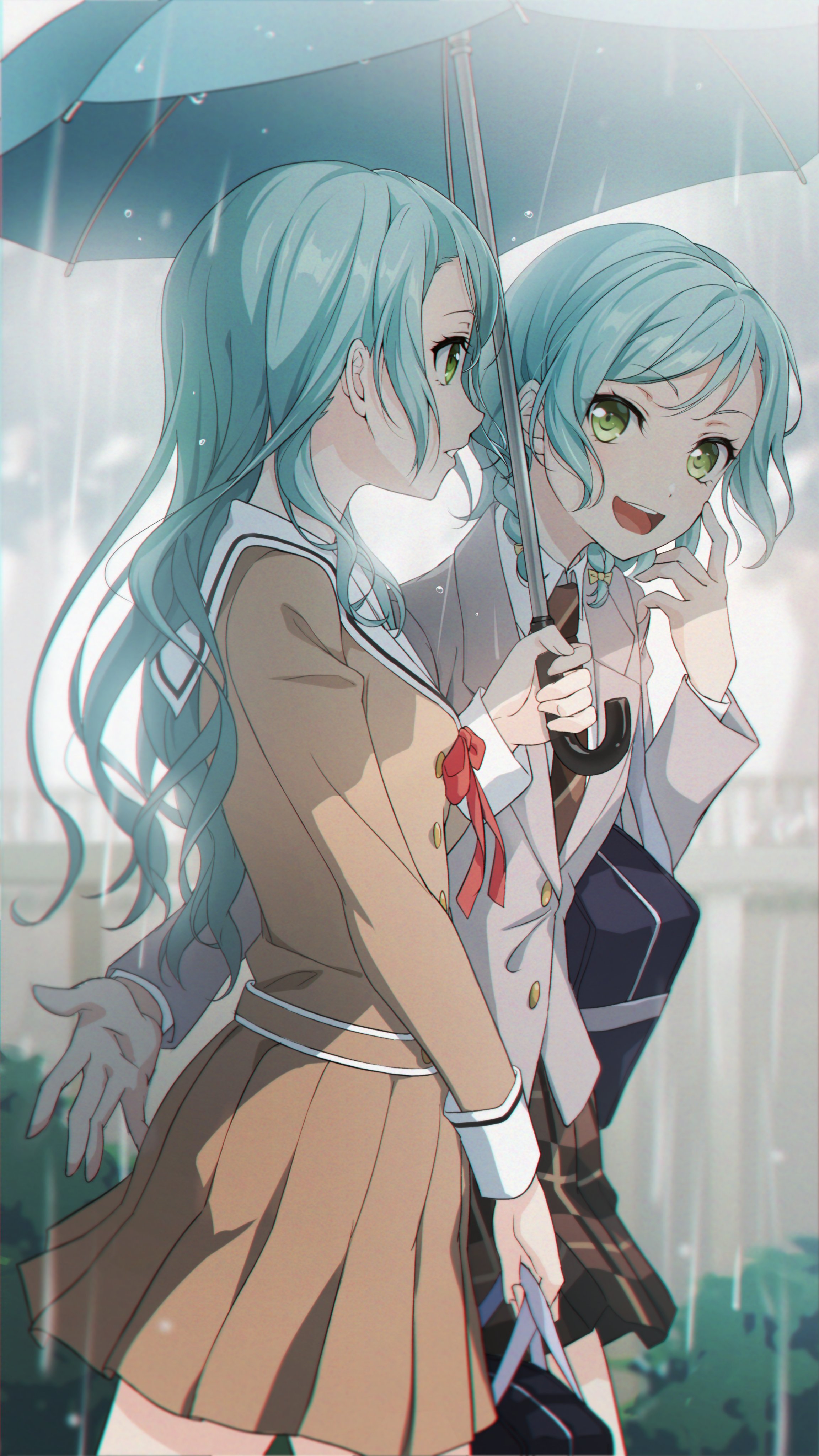 BanG Dream Bandori Sayo Yukina Rinko Ako Lisa Rainy Blue Rose edit