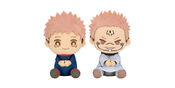 Yuji and Sukuna plushies