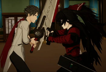 Rwby trouble twins fight