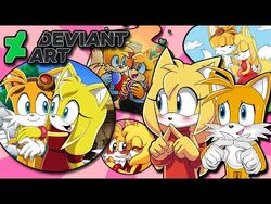 Sonic & Amy VS DeviantArt - SONIC BOOM EDITION (FT Tails) 