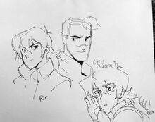 VLD Staff's Sheith art - cuddly blushy Keith