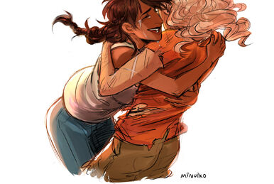 luke castellan and annabeth chase kiss