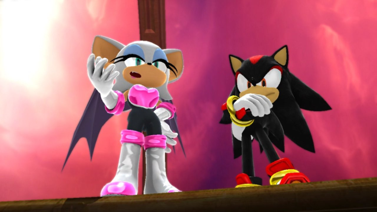 sonic and rouge in love