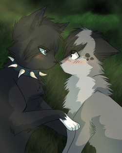 3. Ashfur and Scourge, Why? I just love unique villains I couldn't choose  between them but I don't ship them.